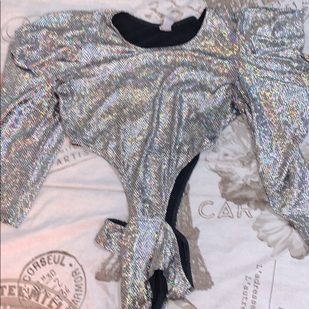 Shiny Cutout Bodysuit 🤩